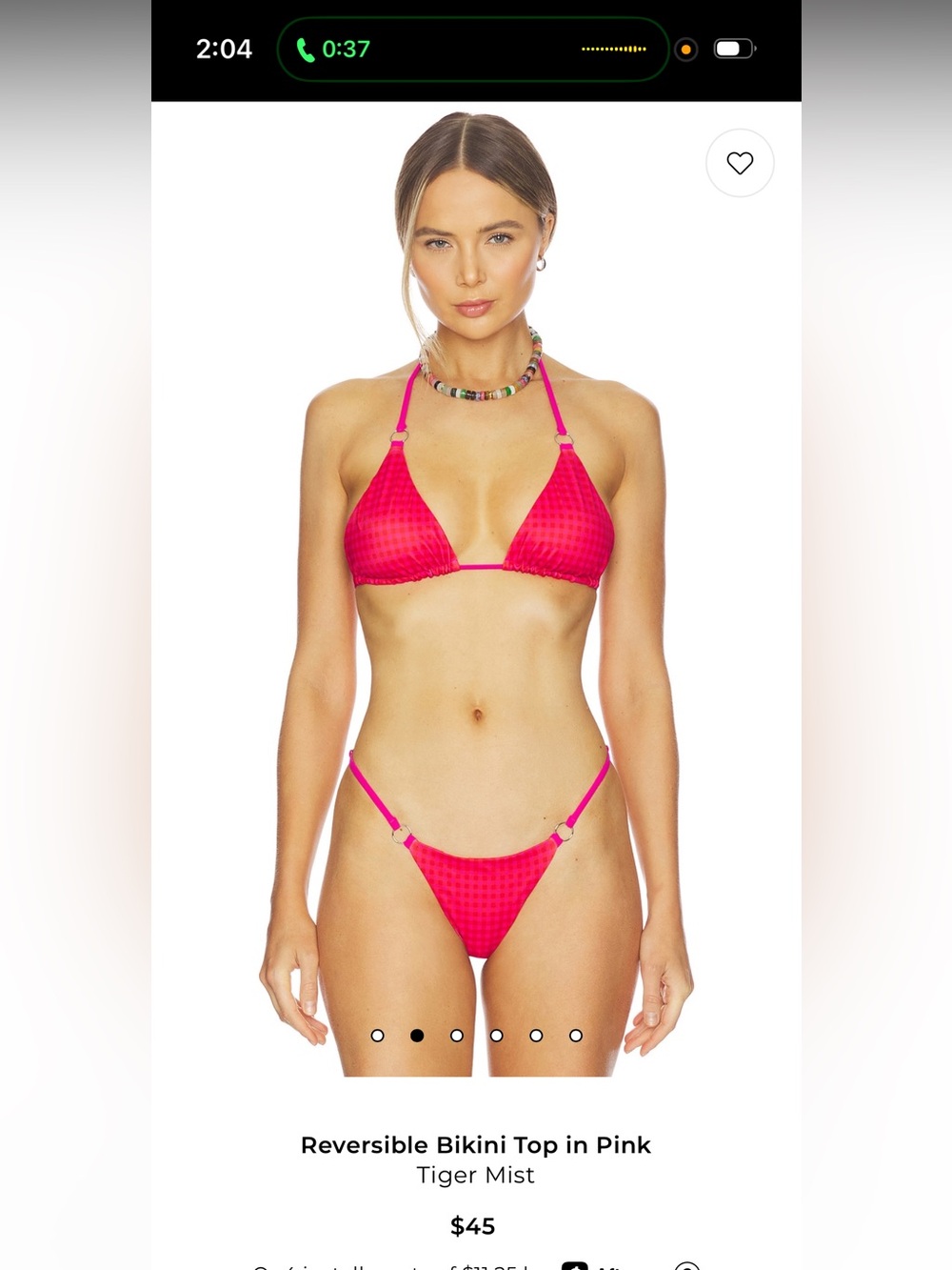 Tiger Mist Reversible bikini